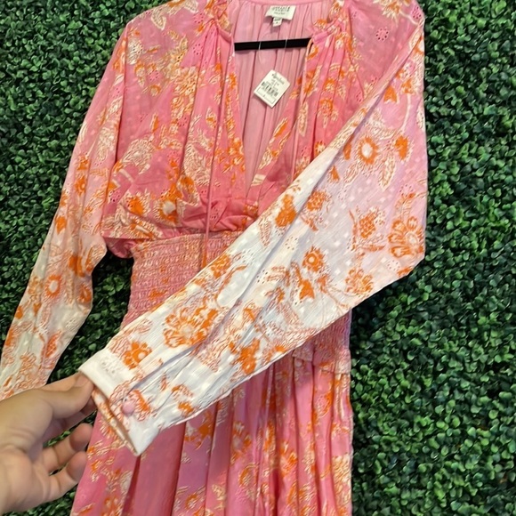 NWT Hemant and Nandita Ruffled Maxi Dress - Picture 8 of 14